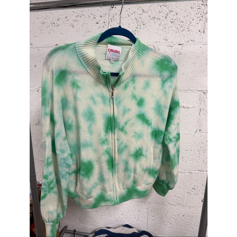 Crush by Morley Green Tie-Dye Zip Cardigan Zip Up LIKE NEW - Size 2